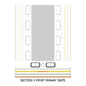 Section 3 - Front Runway Seats