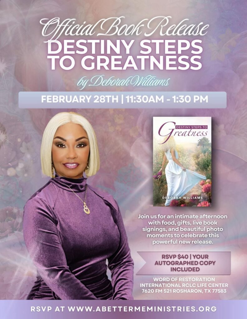 Destiny Steps to Greatness by Debbie Ali Williams